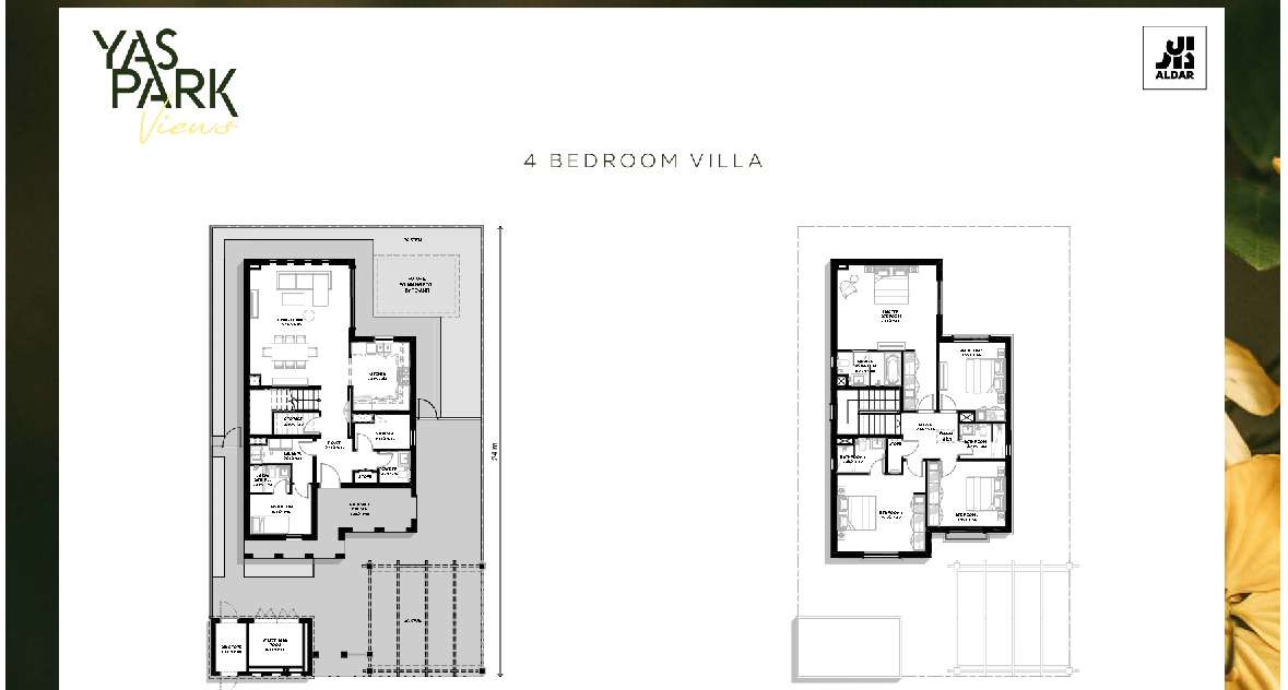 4 Bed Villa at Yas Park Views