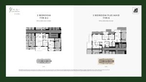 Yas Golf Collection Views - Studio Floorplan 2 Bedroom Type B